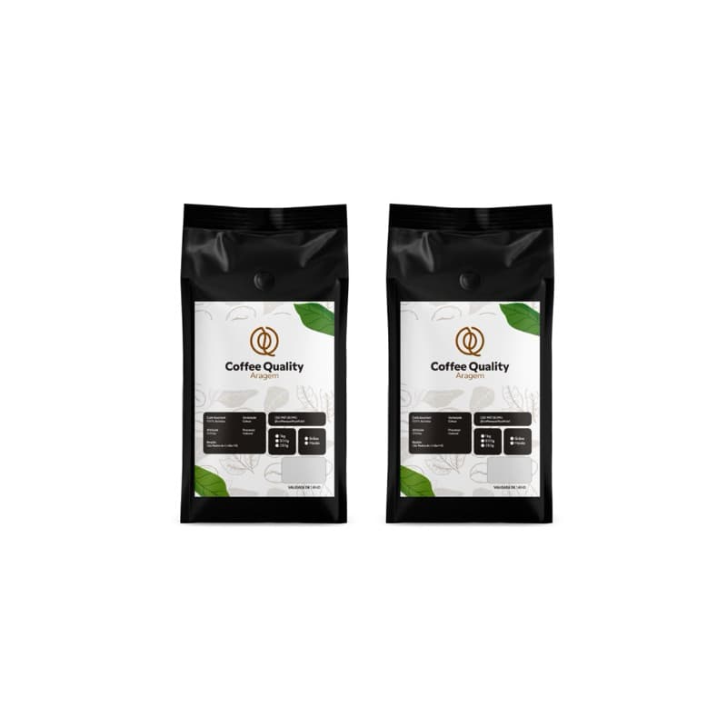 2kg - Café em Grãos torra média Arábica Gourmet
