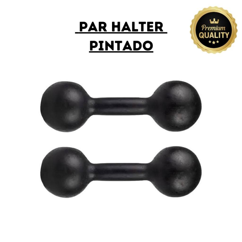 Par Halter Pintado - 1 Kg ao 5 Kg Peso De Academia Musculação Em Casa