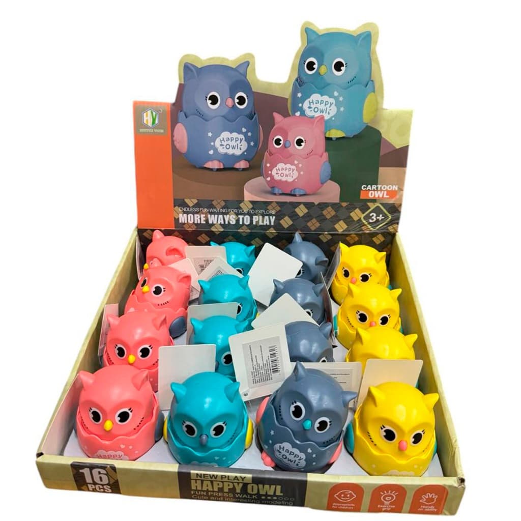 1/ 2/ 4  unidades Coruja Aperta e Anda Brinquedo Gatos Infantil Pet Cão Interativo Divertido