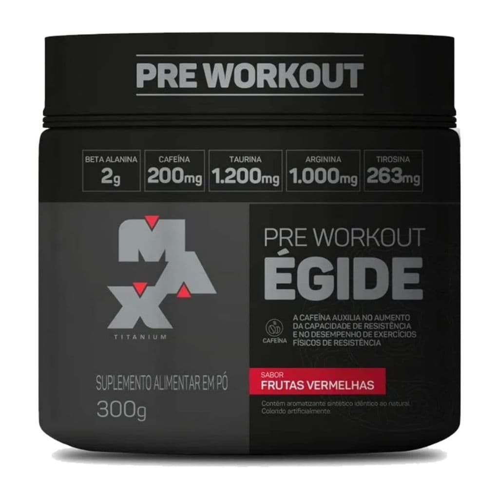 Pré Treino Égide Pote 300G Sabor Frutas Vermelhas