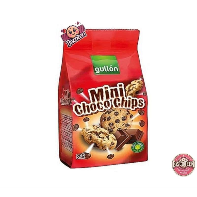 Biscoito GULLON Mini Cookies Chocolate 85g - importado da Espanha