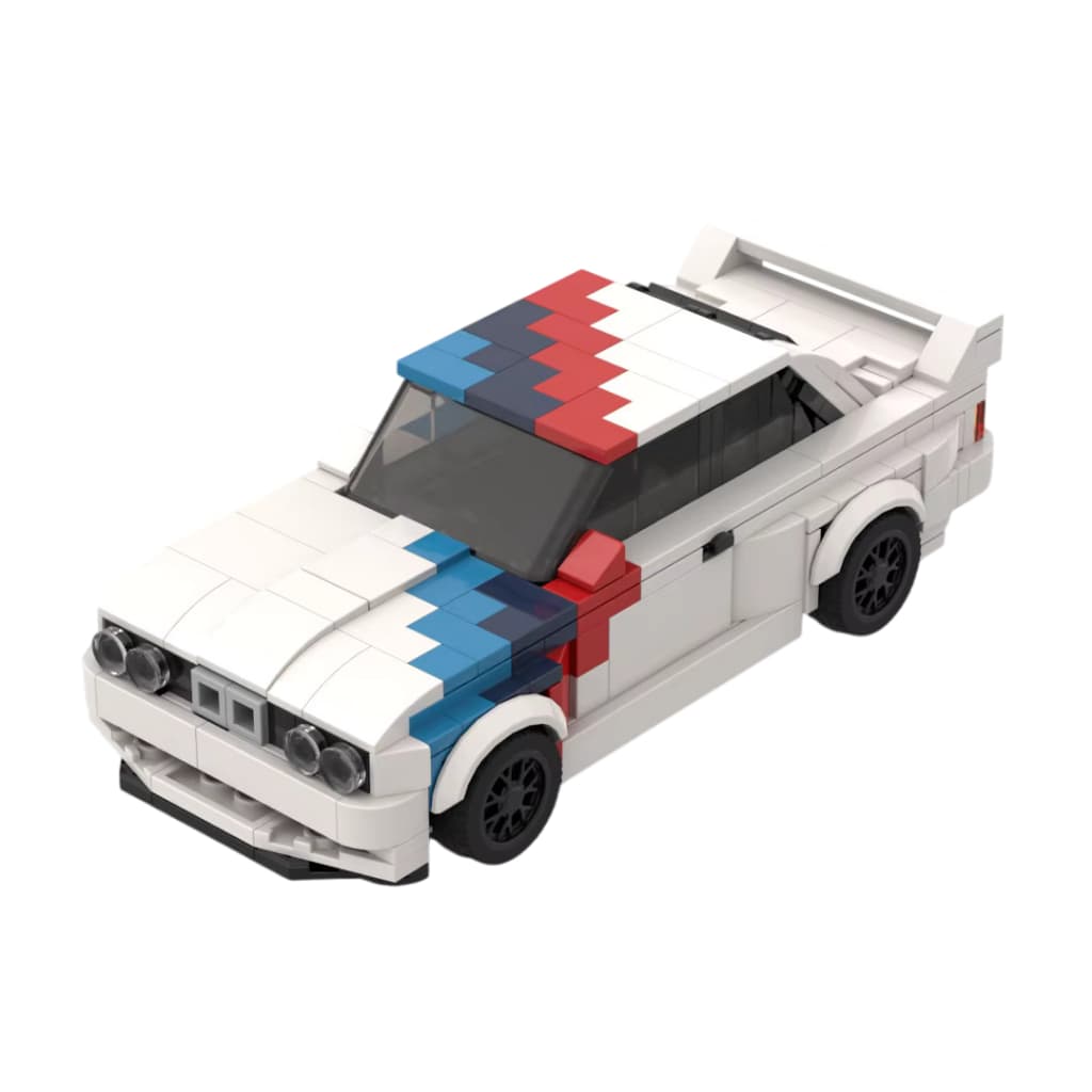 Blocos Montar Carro Bmw M3 E30 Clássico 17cm Padrão Lego