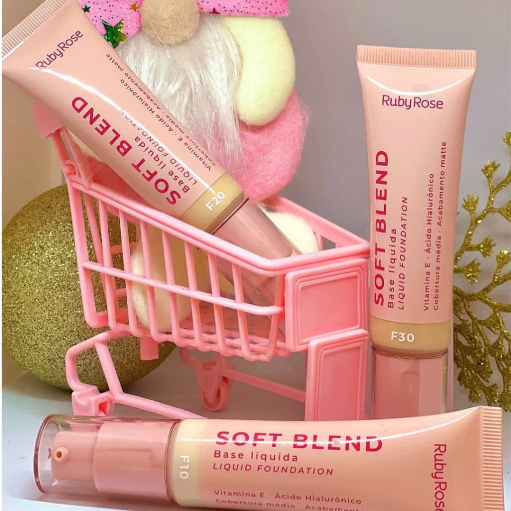 Base liquida Soft Blend Acabamento Matte - Ruby Rose HB-M301