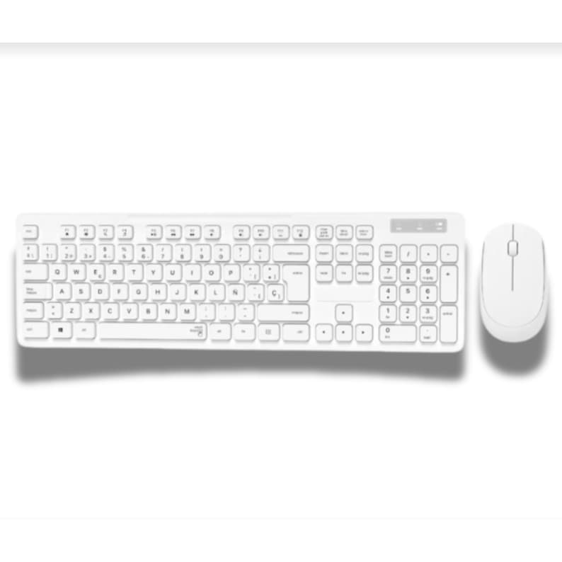 Kit Teclado e Mouse sem Fio Computador Notebook Brazilpc Bpc-5269/3w289