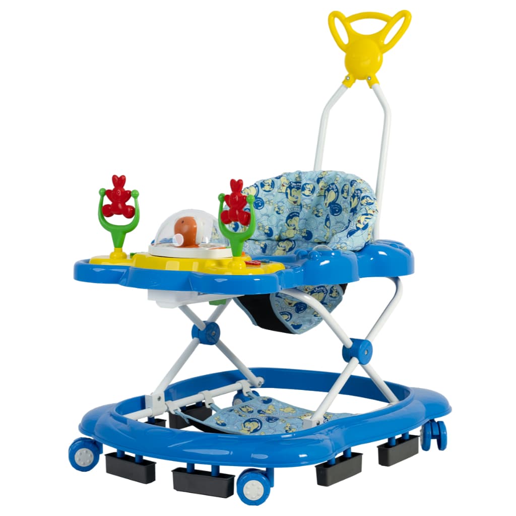 Andador Infantil Musical Megaluxo Azul Jumbobaby