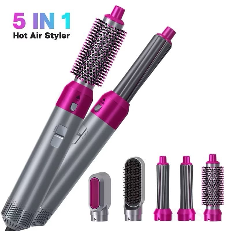 Escova Secadora De Cabelo 5 Em 1 De Ar Quente Profissional-envio imediato