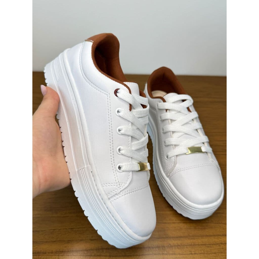 Tênis Feminino Sapatênis Casual Sapato Confortável Leve Envio Imediato