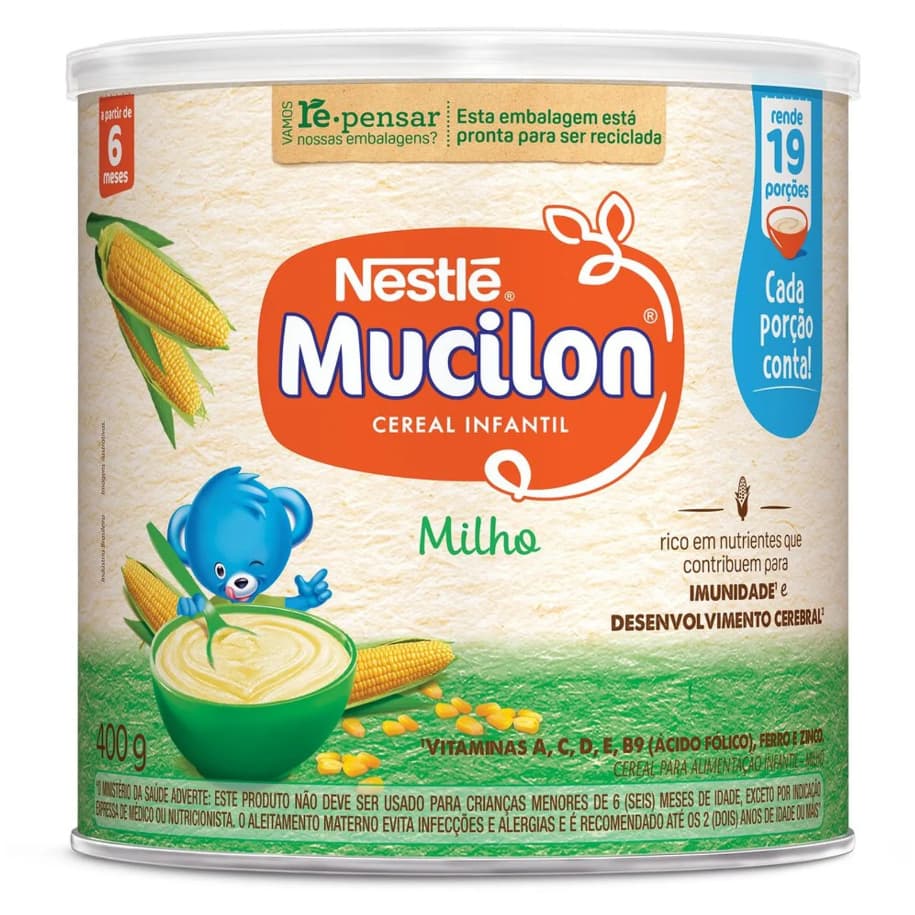 Cereal Infantil Mucilon Milho 400g