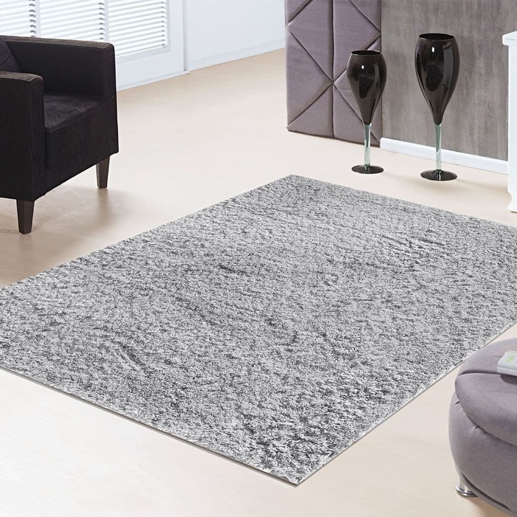 Tapete Silky 1,00 X 1,50 Quarto Sala 100% Antiderrapante Pelo Macio Ótimo Acabamento
