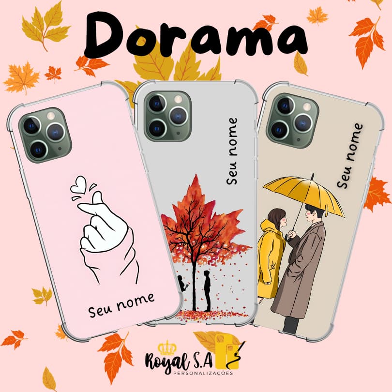Capinha capa de celular personalizada Dorama para todos os Samsung/ Iphone/ Motorola/ Xiaomi/ Realme