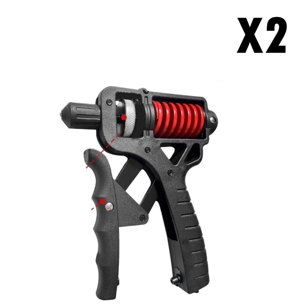KIT 2 Handgrip Metal de Luxo – Treino ANTEBRAÇO PUNHO 165KG