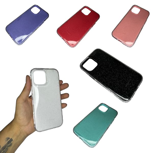 Capinha Case Capa Iphone CP12PMG Capinha Iphone 12 Pro Max Glitter Cores Proteção Segura