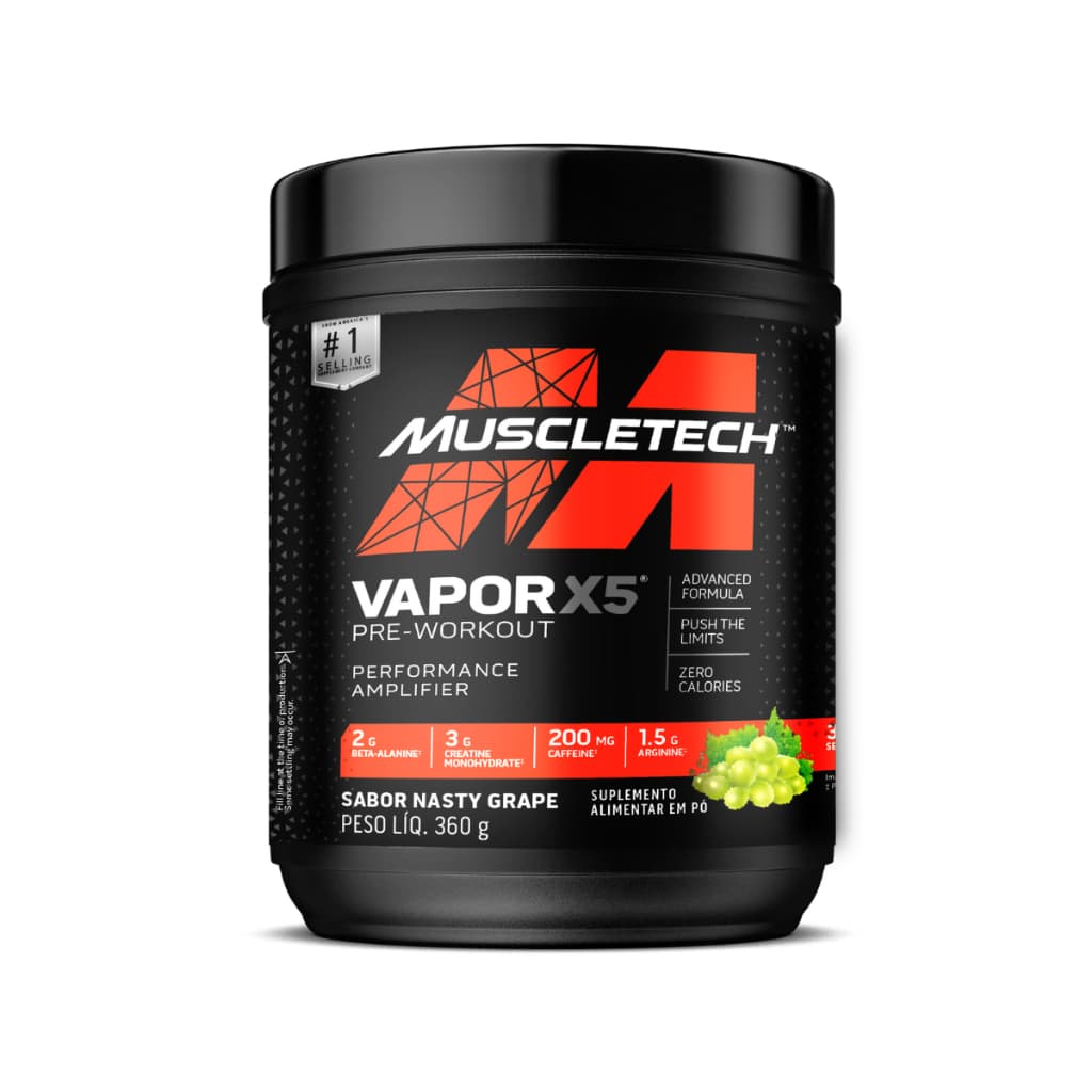 Pré treino Vapor X5 Muscle Tech Com Creatina