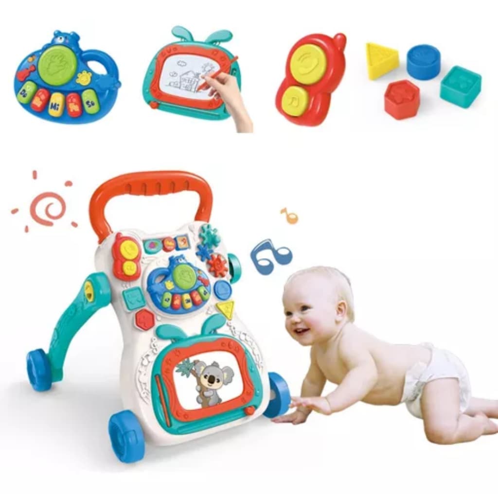 Andador Infantil Educativo para Bebê Com Som e Luzes - Zippy