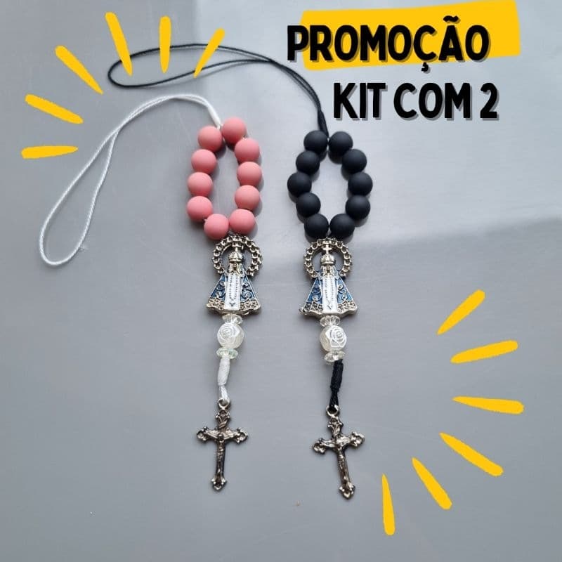 Alça para capinha de celular/Salva celular / dezenas de nossa senhora Aparecida