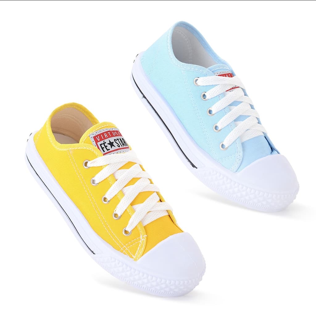 Kit 2 Pares Tênis Infantil Menina e Menino Feminino e Masculino Casual Star Escolar Macio Confortável Ótima Qualidade