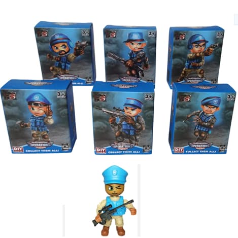 Mini Boneco De Montar Lego Peace Keeping Operation Coleção Policial-Toys Ref:34265
