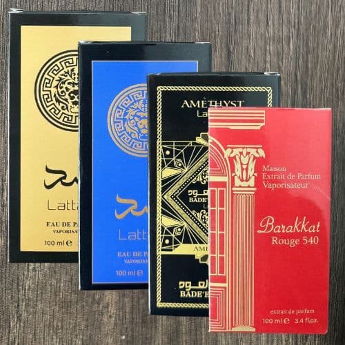 revenda 04 perfumes arabes masculino 100ml importado lattafa