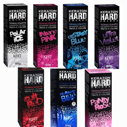Tonalizante Keraton Hard Color Hidratante 100g Neon Kert Vegano