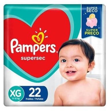 Fralda Pampers Supersec Pacote Jumbo