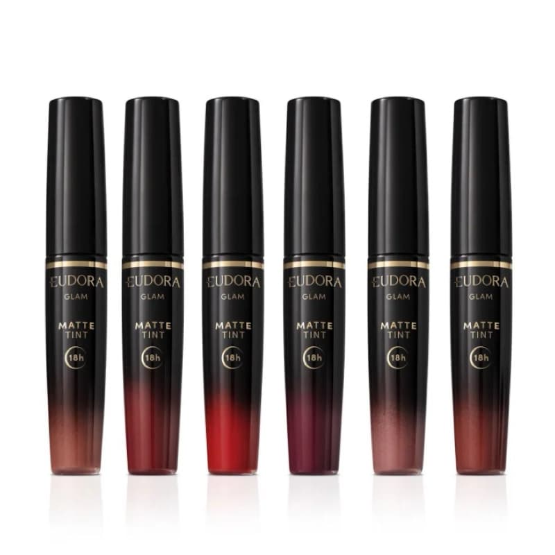 Batom Líquido Matte Tint 18h Eudora Glam 4ml