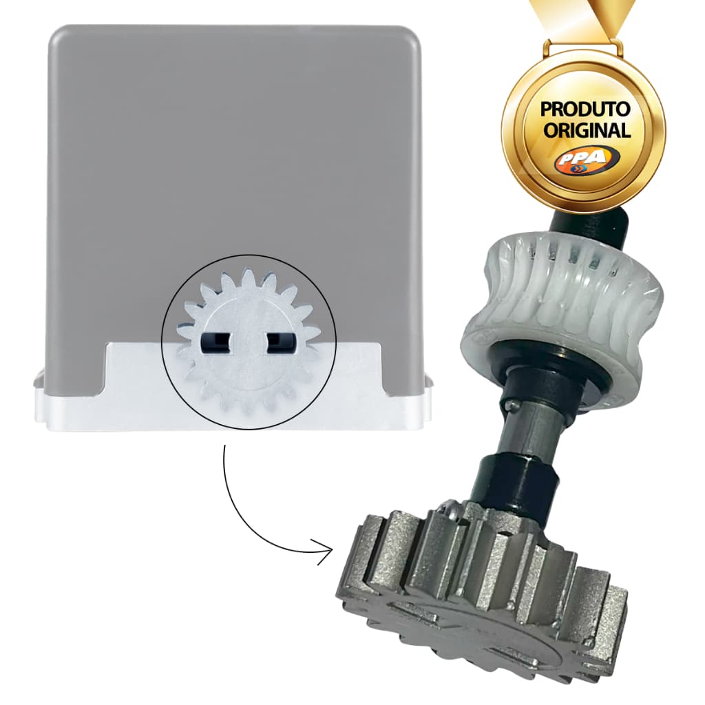 Kit Completo Eixo Coroa Z23 Engrenagem Z18 DZ Stark 600 PPA