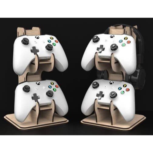 🔴 Suporte MDF Porta Controle Videogame Gamer Ps4 Xbox One Ps3