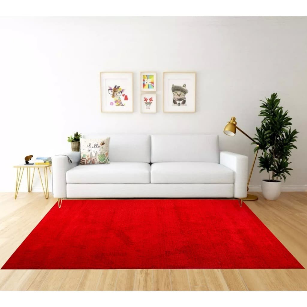 Tapete Apolo 1,00 X 1,50 Sala Quarto Escritório Pelo Super Macio 100% Antiderrapante