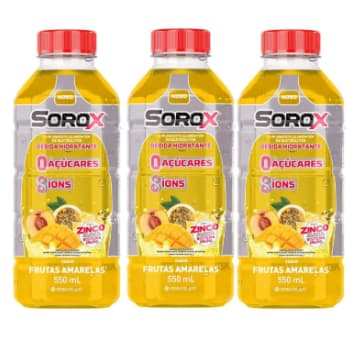 PACK 03 Sorox Frutas Amarelas 550ml cada