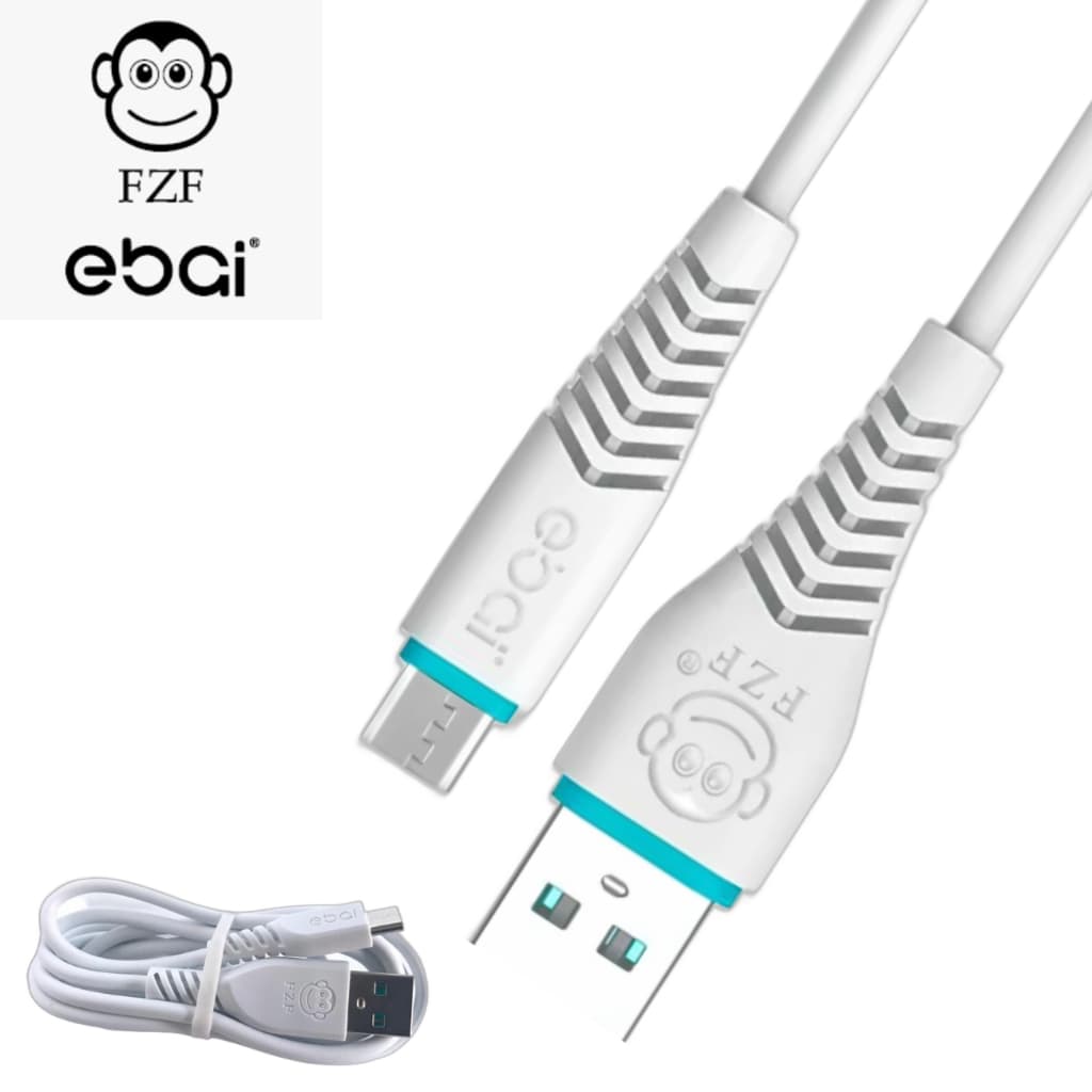 Cabo Carregador Turbo Rápido Reforçado V8 Usb 1m/3m Carregamento Rápido e Transmissão de Dados