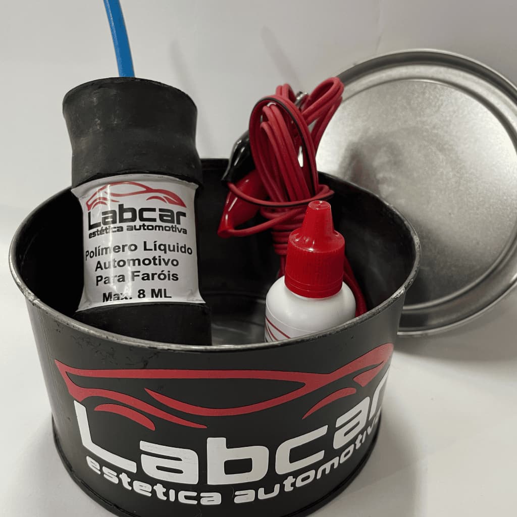 Kit de Polimento para Faróis de Carro a Vapor de Polímero Labcar
