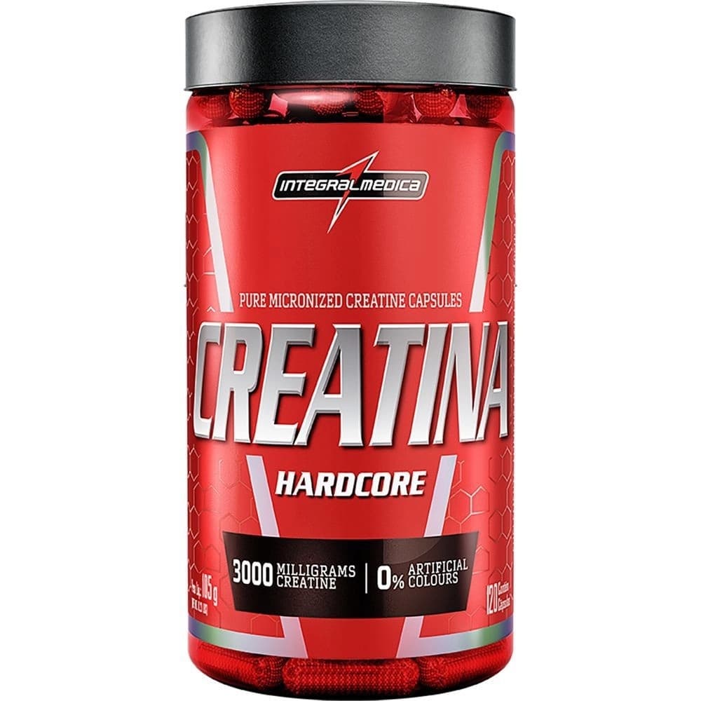 CREATINA 3000MG HARDCORE 120CPS