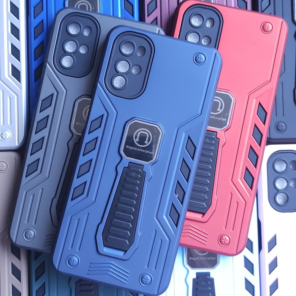 Capa Capinha Case anti impacto com suporte para Motorola Moto G22 Capa anti Shock com suporte magnético Moto g22