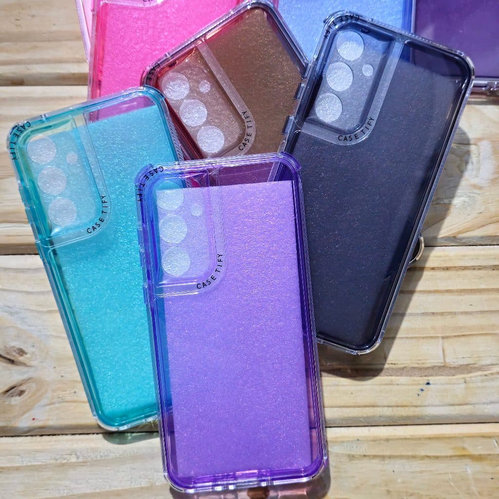 Capa capinha anti impacto silicone Ultra proteção para Samsung A55 / capa Anti shock samsung A55 - Space color
