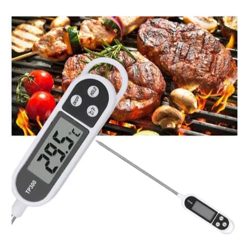 Termômetro Culinário Digital Espeto Alimentos Cozinha Top5 premio