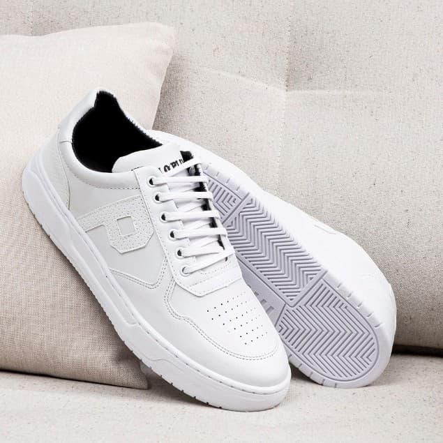 Tenis Polo Air Academia Classico Casual Calçado Masculino Confortavel Promoção Couro Eco