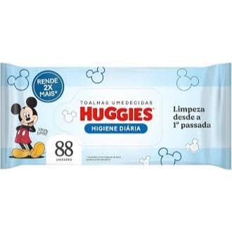 Lenços Umedecidos Huggies Higiene Diária - 88 unidades