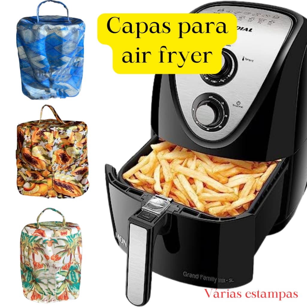 Capa para air fryer fritadeira elétrica sem óleo 02