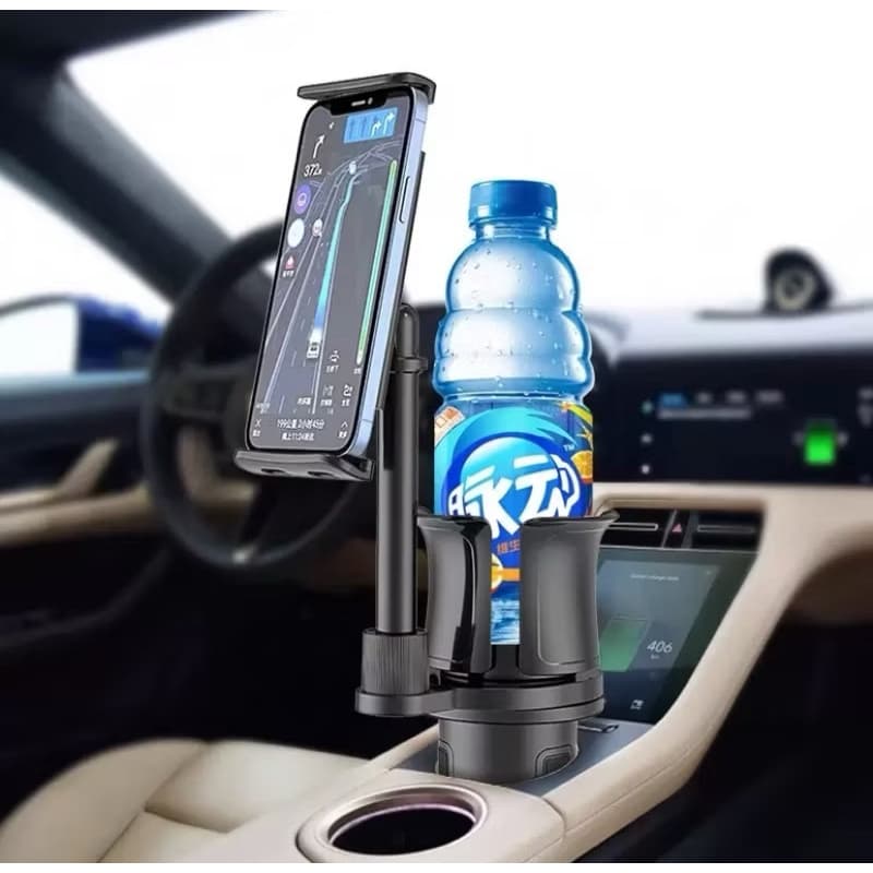 suporte 2 em 1 copo tipo celular copo de água bebida de carro tablet compatível com 4-11 polegadas