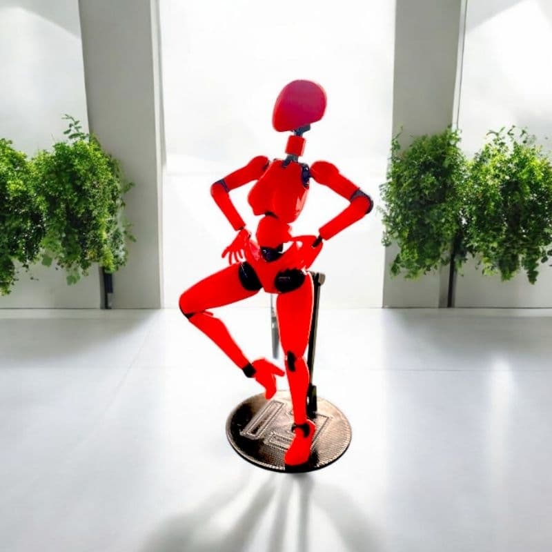 Boneca Articulada DUMMY 13 Feminino Figura de Ação Montado + Suporte de BRINDE!