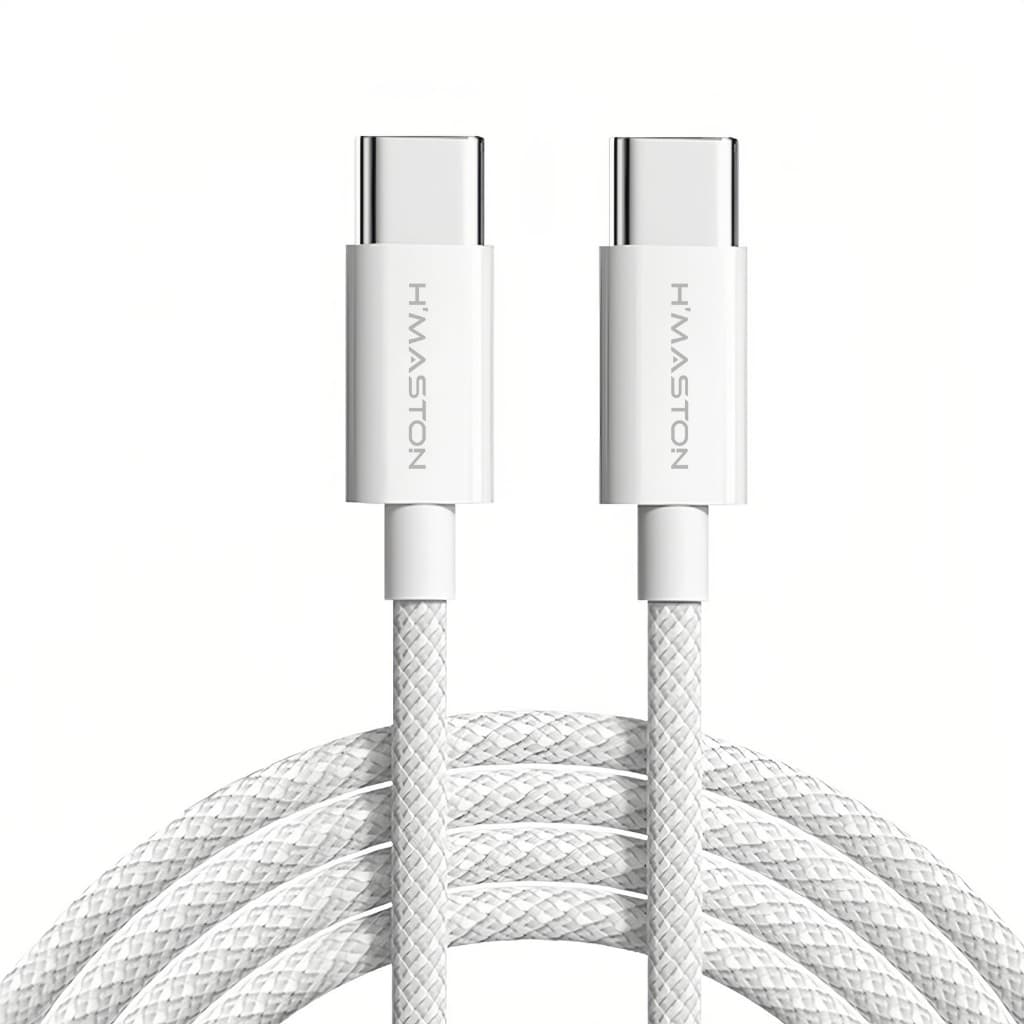 Cabo de Carregador 2 Metros 60W Tipo C-Tipo C Carga Rápida Cabo Para IP15 SJX32/35
