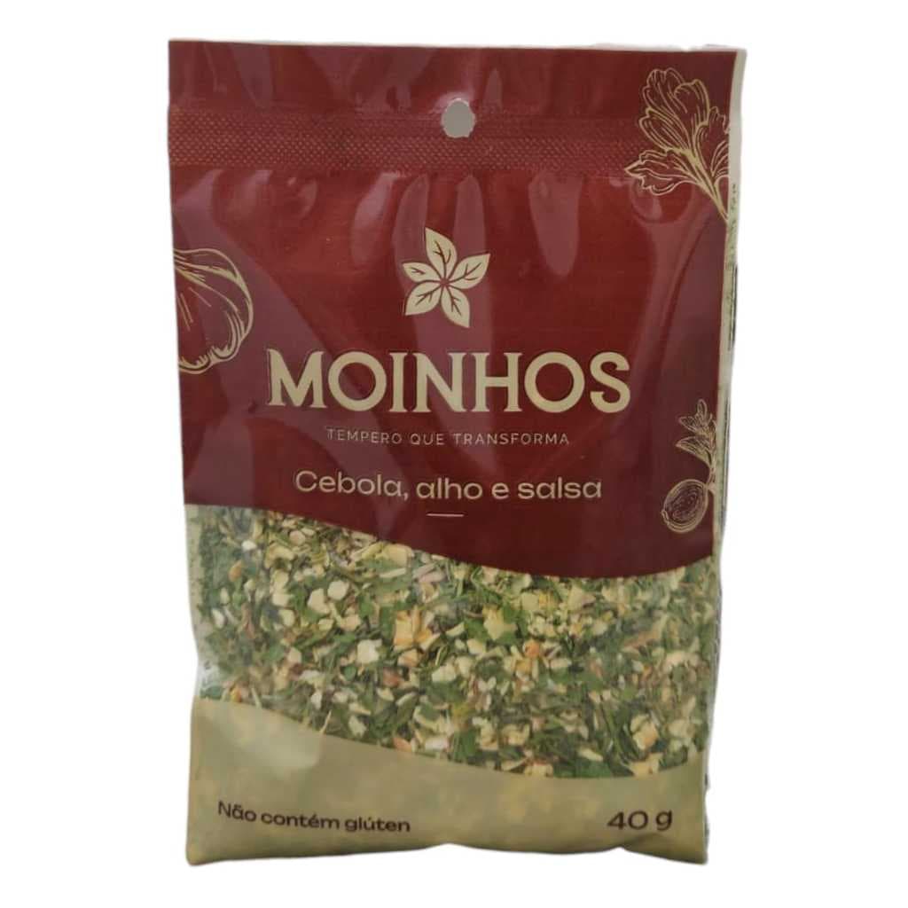 Tempero Cebola, Alho e Salsa 40g - Mix de Temperos para Diversas Receitas - Sem Glúten