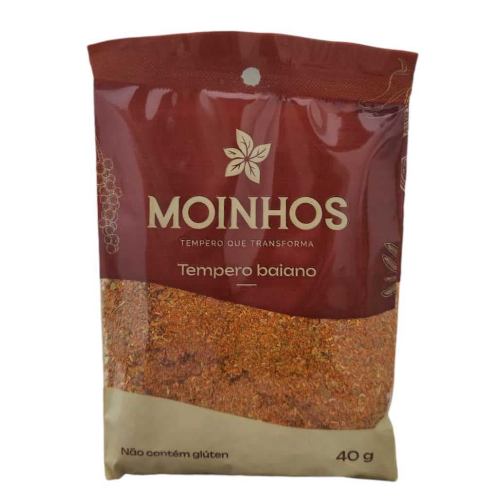 Tempero Baiano 40g - 100% Natural - Sem Amido - Sem Glúten