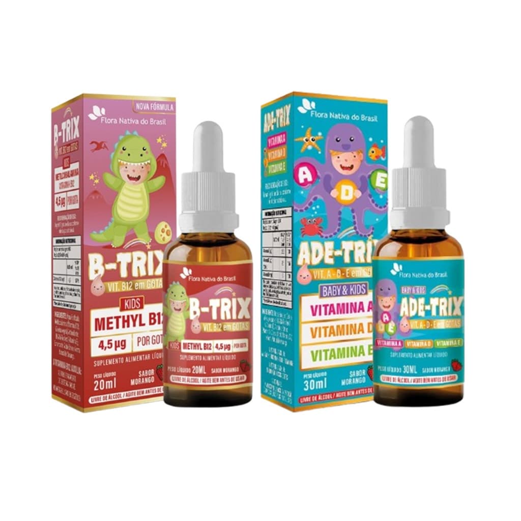 Kit Vitamina B-trix 20ml + Vitamina Ade-trix 30ml