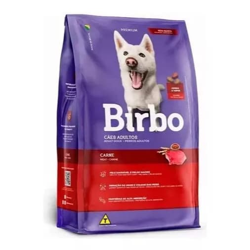Ração Birbo Cães Adultos Médio Grande Porte Carne 15kg