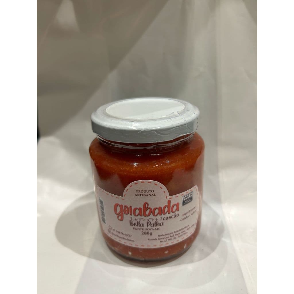 Goiabada Cascão Artesanal Saudável 280g- Feita com Amor e Ingredientes Naturais