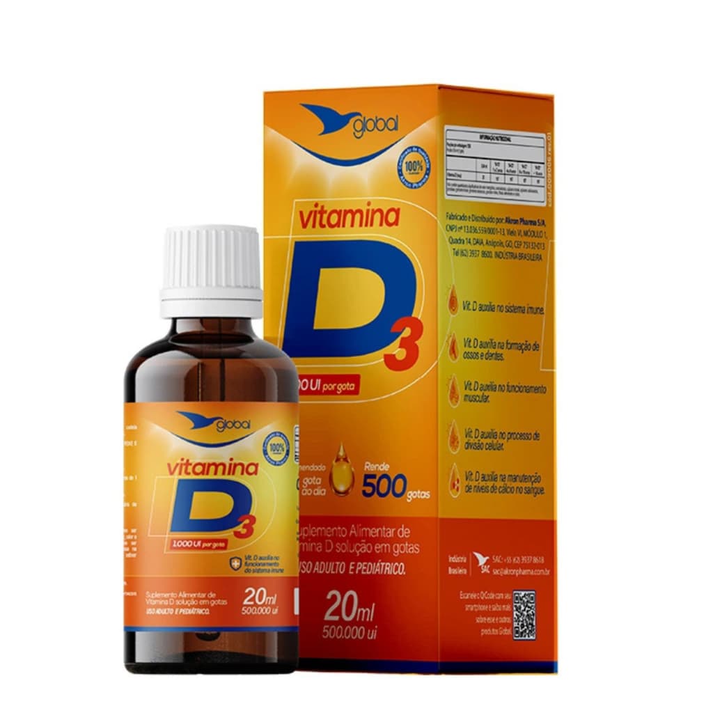 Suplemento Vitamina D3 1000 UI (20 ML)