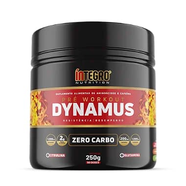 Pre Treino Dynamus 250g  Zero Carbo - Íntegro Nutrition