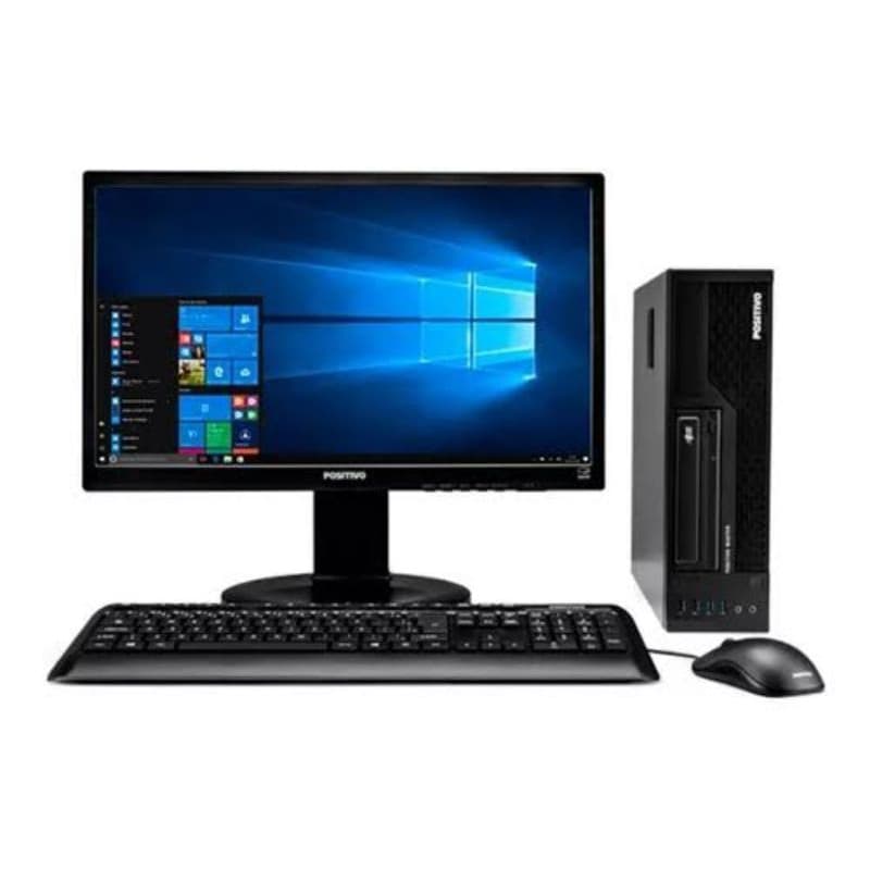 Computador Desktop i3 6°geracao master 4gb ddr4 ssd120gb momitor 19wifi