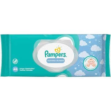 Lenço Umedecido Pampers Regular Com 48 Unidades